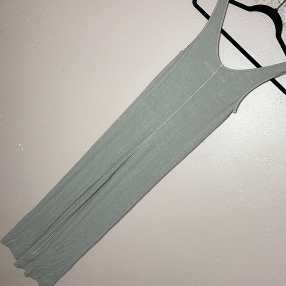 Enza Costa Ribbed Silk Tank Dress in ROSE TAN - Picture 6 of 7